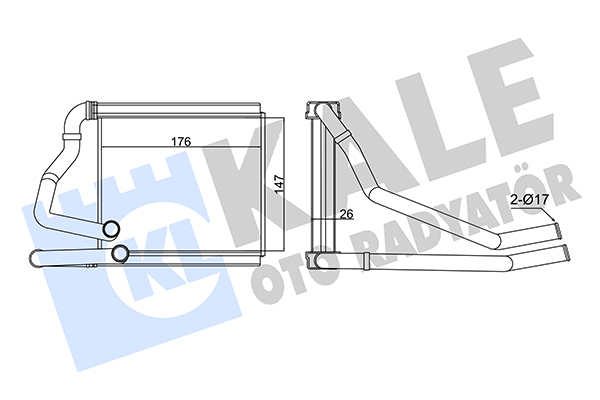 Honda Jazz Kalorifer Radyatörü 2009-2012 OEM 79110-TF0-G01